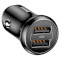 Автомобільний зарядний пристрій BASEUS Gentleman 4.8A Dual-USB Car Charger Black (CCALL-GB01)