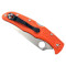 Складной нож SPYDERCO Endura 4 Flat Ground Orange (C10FPOR)