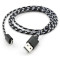 Кабель VINGA USB2.0 AM/Micro-BM Black 1м (VCPDCMBN31BK)