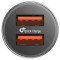 Автомобільний зарядний пристрій BASEUS Small Screw Dual-USB Black (CAXLD-B01)