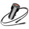 Автомобільний зарядний пристрій BASEUS Small Screw Type-C PD + USB Quick Charge 36W Black w/Type-C to Lightning cable (TZXLD-01)