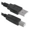 Кабель DEFENDER USB 2.0 AM/BM Black 1.8м (83763)