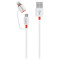 Кабель SKROSS USB 2-in-1 AM/Micro-BM/Apple Lightning 1м White (2.700200-E)