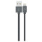 Кабель INTALEO CBGNYL1 USB-A to Lightning 1м Gray (1283126477652)