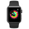 Смарт-годинник APPLE Watch Series 3 38mm Space Gray Aluminum Case with Black Sport Band (MTF02GK/A)