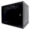 Настінна шафа 19" HYPERNET WMNC-35-9U-Flat-Black (9U, 600x350мм, RAL9005)