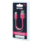 Кабель MANHATTAN iLynk USB Cable with Lightning Connector Pink 0.15м (394420)