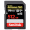 Карта памяти SANDISK SDXC Extreme Pro 512GB UHS-I U3 V30 Class 10 (SDSDXXY-512G-GN4IN)