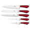 Набір кухонних ножів на підставці BERLINGER HAUS Passion Collection 6пр (BH-2135)