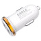 Автомобільний зарядний пристрій LDNIO 2xUSB-A, 2.1A, 10.5W White w/Micro-USB cable (DL-C22)