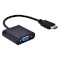 Адаптер HDMI - VGA 0.15м Black (CID 256192)