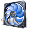 Вентилятор FRIME 120x25 Black/Blue HB 3-pin+Molex (FBF120HB3)