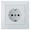 Розетка электрическая SVEN Comfort SE-60021P White (07100003)