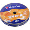 DVD-R VERBATIM AZO Matt Silver 4.7GB 16x 10pcs/wrap (43729)