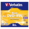 DVD+RW VERBATIM SERL for Camcorder 1.4GB 4x 5pcs/jewel (43565)