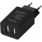 Зарядний пристрій NOMI HC05312 2xUSB-A, 3.1A Black (481613)