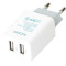 Зарядний пристрій NOMI HC05312 2xUSB-A, 3.1A White (481612)