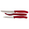 Набор кухонных ножей VICTORINOX Swiss Classic Paring Knife Set with Peeler Red 3пр (6.7111.31)