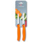 Ніж кухонний для овочів VICTORINOX SwissClassic Plain Orange 80мм 2шт (6.7606.L119B)
