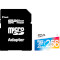 Карта пам'яті SILICON POWER microSDXC Elite Colorful 256GB UHS-I Class 10 + SD-adapter (SP256GBSTXBU1V21SP)