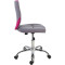 Крісло офісне HOME4YOU Poppy Gray/Pink (38152)