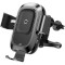 Автодержатель для смартфона с беспроводной зарядкой BASEUS Smart Vehicle Bracket Wireless Charger Black (WXZN-01)