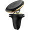 Автодержатель для смартфона BASEUS Magnetic Air Vent Car Mount Holder with Cable Clip Gold (SUGX-A0V)