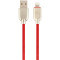 Кабель CABLEXPERT Premium Rubber Apple Lightning Red 1м (CC-USB2R-AMLM-1M-R)