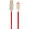 Кабель CABLEXPERT Premium Rubber Apple Lightning Red 2м (CC-USB2R-AMLM-2M-R)