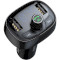 FM-трансмітер BASEUS T-typed S-09 Bluetooth MP3 Car Charger Black (CCALL-TM01)
