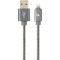 Кабель CABLEXPERT Premium USB/Apple Lightning Gray 2м (CC-USB2S-AMLM-2M-BG)