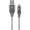 Кабель CABLEXPERT Premium USB/Apple Lightning Gray 2м (CC-USB2B-AMLM-2M-WB2)