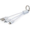 Кабель-брелок CABLEXPERT USB2.0 AM/Micro-BM/Lightning 0.1м (CC-USB2-AM8PMB-01-MX)