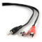 Кабель CABLEXPERT mini-jack 3.5 mm (M) - 2RCA (M) 2.5м Black (CCA-458-2.5M)