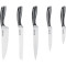 Набор кухонных ножей на подставке VINZER Crystal 6пр (89113)