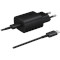 Зарядное устройство SAMSUNG EP-TA800 25W PD3.0 Super Fast Wall Charger Black w/Type-C to Type-C cable (EP-TA800XBEGRU)