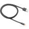 Кабель CANYON MFI-2 Charge & Sync USB-A to Lightning 1м Dark Gray (CNS-MFIC2DG)