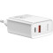 Зарядний пристрій BASEUS Speed PPS Quick Charger C+U 30W White w/Type-C to Type-C cable (TZCAFS-A02)