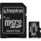 Карта памяти KINGSTON microSDXC Canvas Select Plus 64GB UHS-I V10 A1 Class 10 + SD-adapter (SDCS2/64GB)