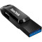 Флэшка SANDISK Ultra Dual Go 64GB USB+Type-C3.2 Black (SDDDC3-064G-G46)