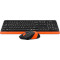 Комплект бездротовий A4TECH Fstyler FG1010 Orange