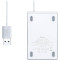 Беспроводное зарядное устройство BASEUS Card Ultra-Thin Wireless Charger Silver/White (WX01B-S2)