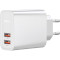 Зарядное устройство BASEUS Adaptor Speed Dual QC3.0 White (CCFS-E02)