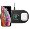 Бездротовий зарядний пристрій BASEUS Smart 3-in-1 18W для Apple iPhone/Watch/AirPods Black (WX3IN1-B01)