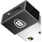 Адаптер BASEUS Exquisite USB Male toType-C Female Adapter Black (CATJQ-A01)
