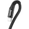 Кабель BASEUS Fish-Eye Spring Data Cable USB to Lightning 1м Black (CALSR-01)