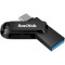 Флэшка SANDISK Ultra Dual Go 256GB USB+Type-C3.2 Black (SDDDC3-256G-G46)