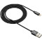 Кабель CANYON MFI-3 Charge & Sync Braided USB-A to Lightning 0.96м Black (CNS-MFIC3B)
