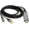 Кабель POWERPLANT USB-C - HDMI Black (CA912025)