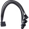 Кабель-розгалужувач для вентиляторів PWM Molex to 4x4-pin